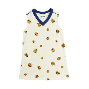 MINI RODINI GIRLS LADYBUG DRESS